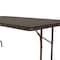 Correll Rectangle Commerical Folding Utility Table, 36" W, 72" L, 29" H, Melamine Laminate Top, Walnut CF3672M-01 - alternate 8